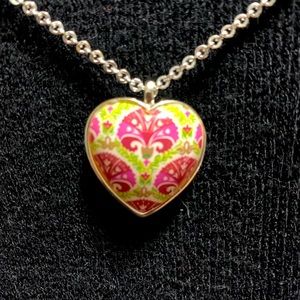 Vera Bradley silvertone necklace